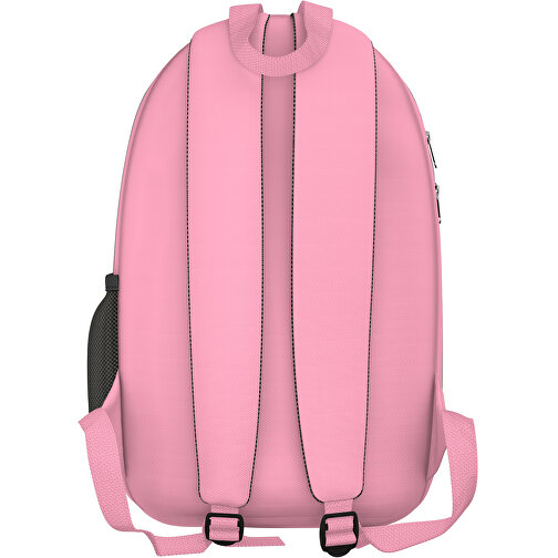 Rucksack Easy , hellpink, Sublimation-fabric 300g, 15,00cm x 40,00cm x 30,00cm (Länge x Höhe x Breite), Bild 2