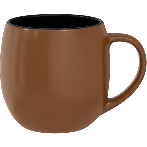 Olaf Aussen Farbig Innen Schwarz 400ml , dunkelbraun / schwarz, New Bone China Porzellan, 9,00cm x 12,00cm (Höhe x Breite), Bild 1