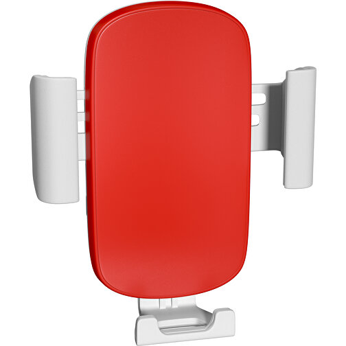 VividHold Qi Charger , rot / weiß, Kunststoff, 10,50cm x 10,00cm (Höhe x Breite), Bild 1