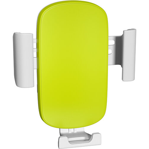 VividHold Qi Charger , hellgrün / weiß, Kunststoff, 10,50cm x 10,00cm (Höhe x Breite), Bild 1