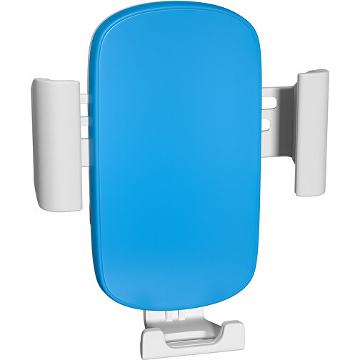 VividHold Qi Charger , himmelblau / weiß, Kunststoff, 10,50cm x 10,00cm (Höhe x Breite), Bild 1