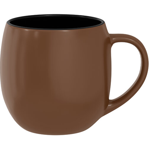 Olaf Aussen Farbig Innen Schwarz 400ml , sepiabraun / schwarz, New Bone China Porzellan, 9,00cm x 12,00cm (Höhe x Breite), Bild 1