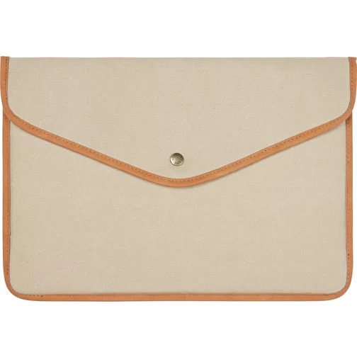 VINGA Bosler sacoche pour ordinateur portable 16' en toile GRS recyclée, greige, Image 1