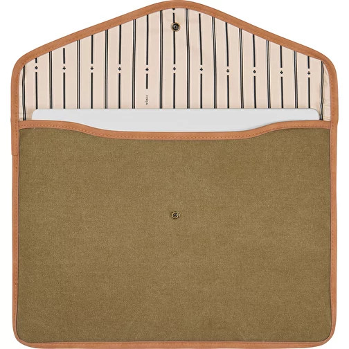 VINGA Bosler sacoche pour ordinateur portable 16' en toile GRS recyclée, vert, Image 2