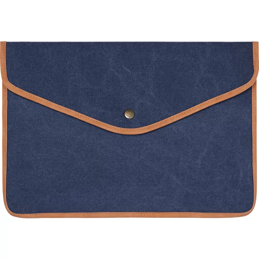 VINGA Bosler Sacoche pour ordinateur portable 14' en toile GRS recyclée, bleu marine, Image 1