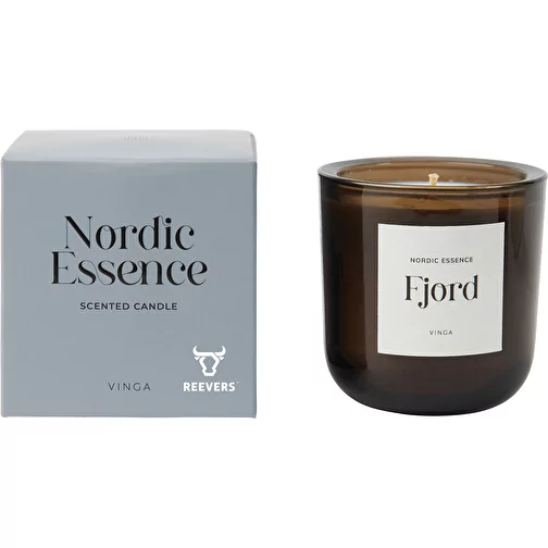 Bougie parfumée Nordic Essence grande, bleue, Image 3