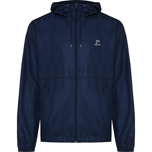 Iqoniq Logan Lightweight Jacke Aus Recyceltem Polyester, Navy Blau , navy blau, 100% recyceltes Polyester, XXS, 62,00cm x 1,00cm x 52,00cm (Länge x Höhe x Breite), Bild 3