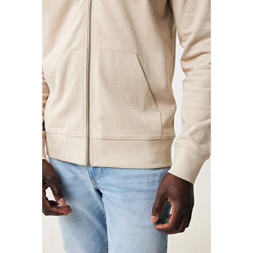 Iqoniq Abisko Zip-Kapuzenpullover Aus Recycelter Baumwolle, Desert , desert, 50% recycelte und 50% biologische Baumwolle, XXS, 61,00cm x 1,00cm x 47,00cm (Länge x Höhe x Breite), Bild 8