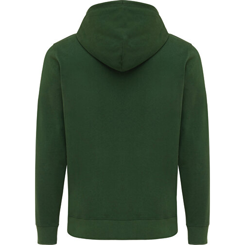 Iqoniq Abisko Zip-Kapuzenpullover Aus Recycelter Baumwolle, Forest Green , forest green, 50% recycelte und 50% biologische Baumwolle, XS, 64,00cm x 1,00cm x 48,00cm (Länge x Höhe x Breite), Bild 2