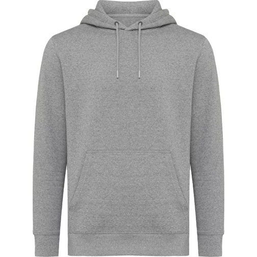 Sweat à capuche Iqoniq Rila Lightweight en coton recyclé, non teint anthracite clair, Image 1