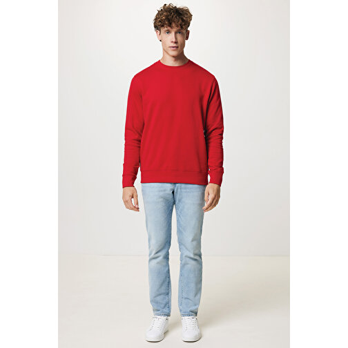 Iqoniq Etosha Lightweight Sweater en coton recyclé, rouge, Image 11