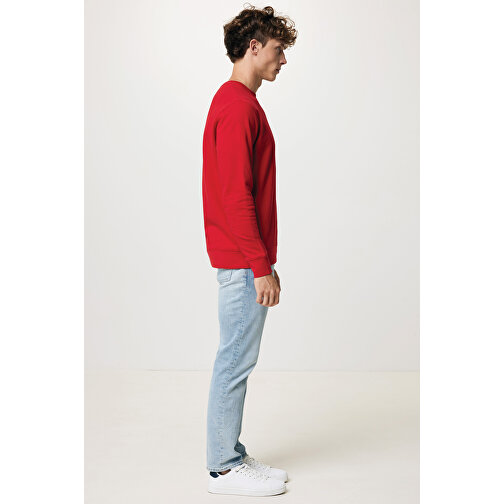 Iqoniq Etosha Lightweight Sweater en coton recyclé, rouge, Image 12