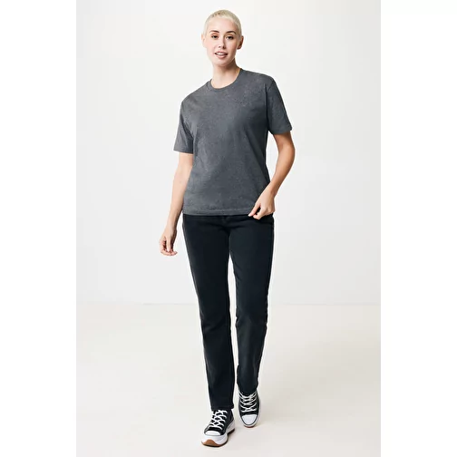 Iqoniq Teide T-shirt en coton recyclé, non teint anthracite, Image 4