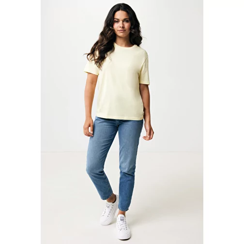 Iqoniq Sierra Lightweight T-shirt en coton recyclé, cream yellow, Image 15