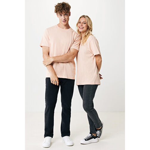 Iqoniq Kakadu Relaxed T-Shirt Aus Recycelter Baumwolle, Peach Nectar , peach nectar, 50% recycelte und 50% biologische Baumwolle, XXS, 64,00cm x 1,00cm x 50,00cm (Länge x Höhe x Breite), Bild 5