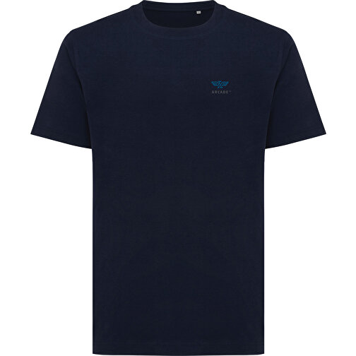 Iqoniq Kakadu Relaxed T-Shirt Aus Recycelter Baumwolle, Navy Blau , navy blau, 50% recycelte und 50% biologische Baumwolle, XXS, 64,00cm x 1,00cm x 50,00cm (Länge x Höhe x Breite), Bild 3