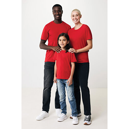 Iqoniq Yala Damen T-Shirt Aus Recycelter Baumwolle, Rot , rot, 30% recycelte und 70% biologische Baumwolle, XS, 62,00cm x 1,00cm x 47,00cm (Länge x Höhe x Breite), Bild 8