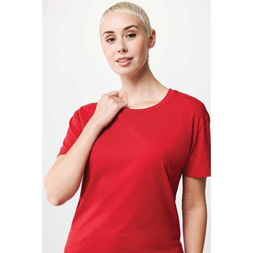 Iqoniq Yala Damen T-Shirt Aus Recycelter Baumwolle, Rot , rot, 30% recycelte und 70% biologische Baumwolle, S, 65,00cm x 1,00cm x 50,00cm (Länge x Höhe x Breite), Bild 7