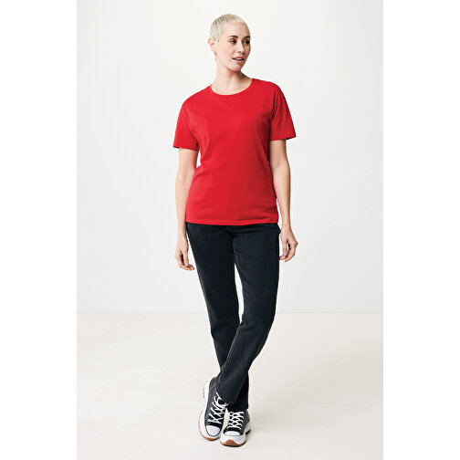 Iqoniq Yala Damen T-Shirt Aus Recycelter Baumwolle, Rot , rot, 30% recycelte und 70% biologische Baumwolle, M, 67,00cm x 1,00cm x 53,00cm (Länge x Höhe x Breite), Bild 3