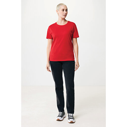 Iqoniq Yala Damen T-Shirt Aus Recycelter Baumwolle, Rot , rot, 30% recycelte und 70% biologische Baumwolle, M, 67,00cm x 1,00cm x 53,00cm (Länge x Höhe x Breite), Bild 4