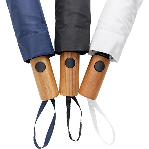 Kaycey 21' Auto-Open Mini Umbrella fremstillet af AWARET rPET, marineblå, Billede 7