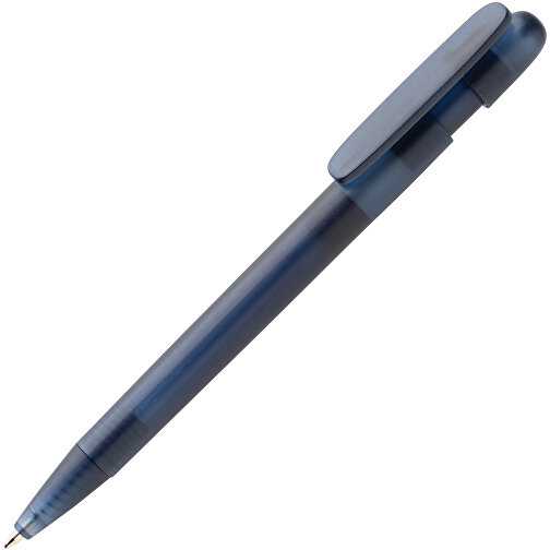 Stylo transparent Devin en rABS certifié GRS, bleu marine, Image 2