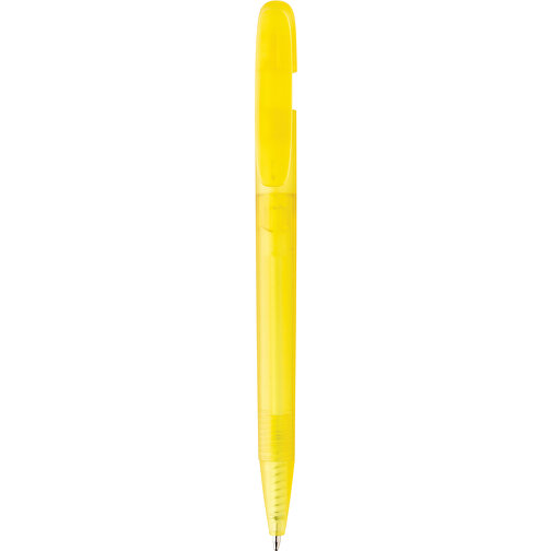 Devin Transparenter Stift Aus GRS Zertifiziertem RABS, Gelb , gelb, ABS - recycelt, 14,00cm (Höhe), Bild 4