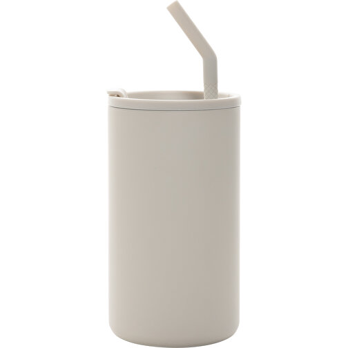 Kubmugg tillverkad av RCS-återvunnet stål 800 ml, beige, Bild 3