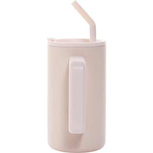 Cube Becher Aus RCS Recyceltem Stahl 800ml, Rosa , rosa, Rostfreier Stahl - recycelt,Polypropylen - recycelt, 18,00cm (Höhe), Bild 4