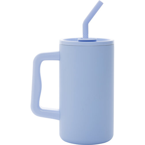 Vaso cubo de acero reciclado RCS 800 ml, azul claro, Imagen 4