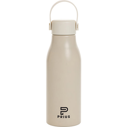 Pluto-flaska tillverkad av RCS-certifierad återvunnen aluminium 680 ml, beige, Bild 4