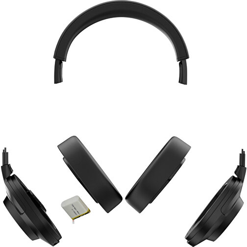 Cuffie ANC wireless riciclate e riparabili Irvine RCS, nero, Immagine 4