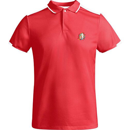 Tamil Sport Poloshirt Für Kinder , rot, Piqué Strick mit Cool Fit Finish 50% Recyceltes Polyester, 50% Polyester, 140 g/m2, 12, , Bild 2