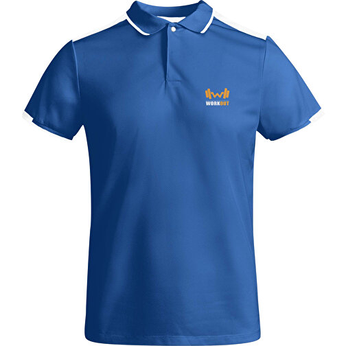 Tamil Sport Poloshirt Für Kinder , royalblau, Piqué Strick mit Cool Fit Finish 50% Recyceltes Polyester, 50% Polyester, 140 g/m2, 12, , Bild 2