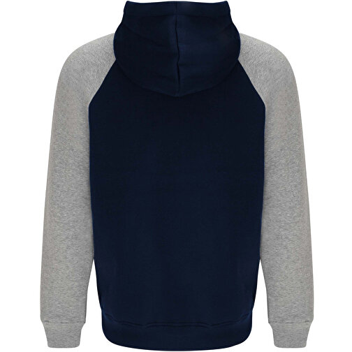 Badet Zweifarbiger Kapuzenpullover Für Kinder , navy blue / heather grau, Gebürsteter Sweatshirt Strick 50% Baumwolle, 50% Polyester, 280 g/m2, 7/8, , Bild 3