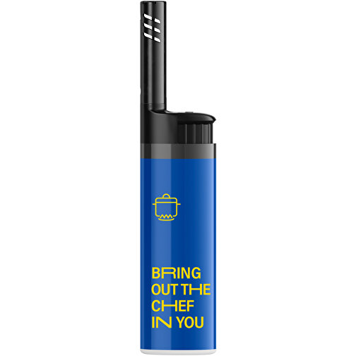 BIC® EZ Reach™ Lighter Screen Printing , BiC, dunkelblau, Delrin®-Harz, 11,70cm x 2,50cm (Länge x Breite), Bild 2