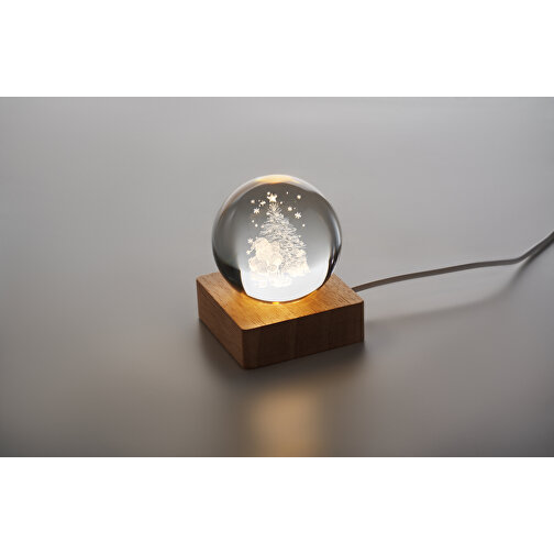 Santa Light , holz, Glas, 6,10cm x 7,50cm x 6,00cm (Länge x Höhe x Breite), Bild 11