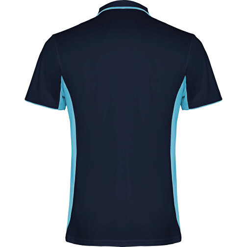 Montmelo Sport Poloshirt Unisex , navy blue / himmelblau, Piqué Strick mit Cool Fit Finish 100% Polyester, 150 g/m2, XL, , Bild 3