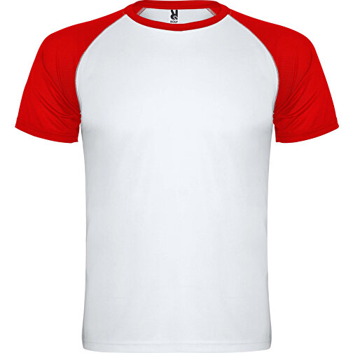 Indianapolis Sport T-Shirt Für Kinder , weiss / rot, Mesh mit Cool Fit Finish 100% Polyester, 140 g/m2, 4, , Bild 1