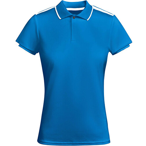 Tamil Sport Poloshirt Für Damen , royalblau / weiss, Piqué Strick mit Cool Fit Finish 50% Recyceltes Polyester, 50% Polyester, 140 g/m2, L, , Bild 1