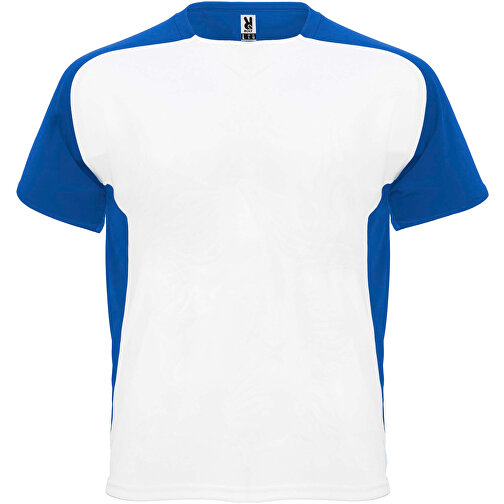 Bugatti T-Shirt Unisex Aus Recyceltem Material , weiss / royalblau, Mesh mit Cool Fit Finish 100% Polyester, 140 g/m2, M, , Bild 1