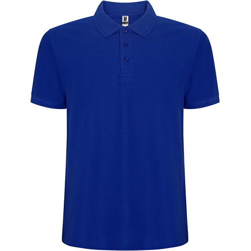 Pegaso Premium Poloshirt Für Herren , blau, Piqué Strick 60% Baumwolle, 40% Polyester, 190 g/m2, 2XL, , Bild 1