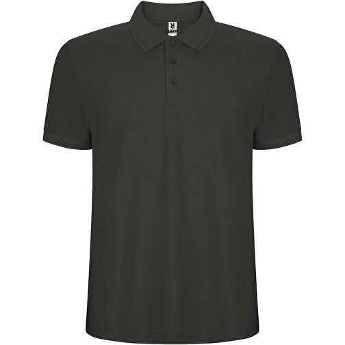 Pegaso Premium Poloshirt Für Herren , dark lead, Piqué Strick 60% Baumwolle, 40% Polyester, 190 g/m2, XL, , Bild 1