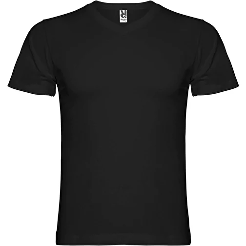 Camiseta de cuello de pico de manga corta para hombre 'Samoyedo', Imagen 1