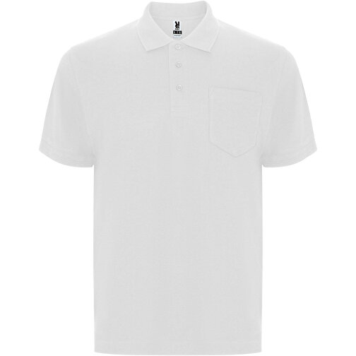 Centauro Premium Poloshirt Unisex , weiß, Piqué Strick 60% Baumwolle, 40% Polyester, 190 g/m2, 3XL, , Bild 1