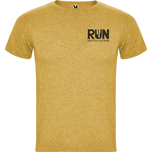 Fox T-Shirt Für Herren , heather mustard, Single jersey Strick 65% Polyester, 35% Baumwolle, 150 g/m2, M, , Bild 2