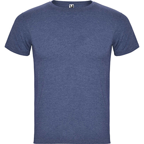 Fox T-Shirt Für Herren , heather denim blue, Single jersey Strick 65% Polyester, 35% Baumwolle, 150 g/m2, S, , Bild 1