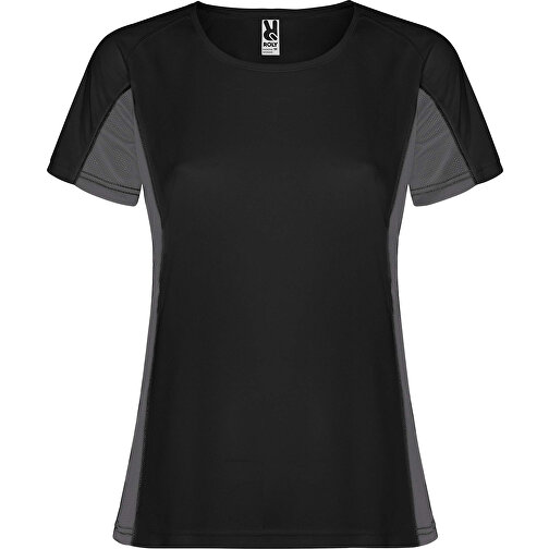 Shanghai Sport T-Shirt Für Damen , schwarz / dark lead, Mesh mit Cool Fit Finish 100% Polyester, 140 g/m2, Contrast fabric, Mesh mit Cool Fit Finish 100% Polyester, 140 g/m2, S, , Bild 1