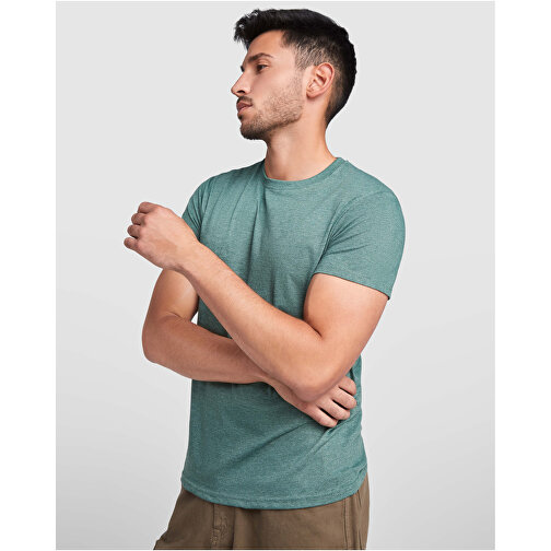 Fox T-Shirt Für Herren , heather bottle green, Single jersey Strick 65% Polyester, 35% Baumwolle, 150 g/m2, 3XL, , Bild 4