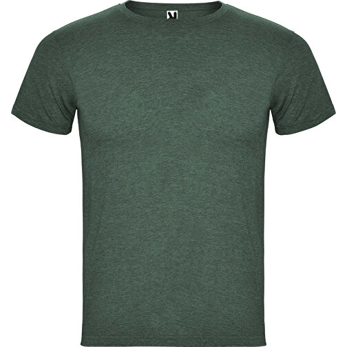 Fox T-Shirt Für Herren , heather bottle green, Single jersey Strick 65% Polyester, 35% Baumwolle, 150 g/m2, L, , Bild 1